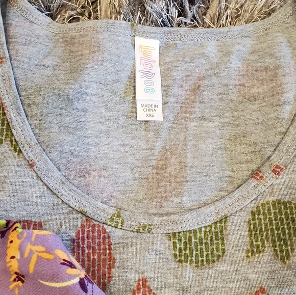 NWT Bundle of 2 LuLaRoe Classic T-shirts size XXS - Picture 5 of 6